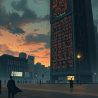 Dow Jones Industrial Average decline during renewed global trade tensions and tariff announcements.