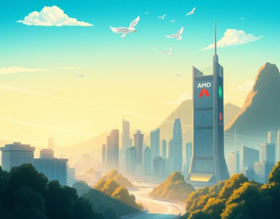 Dow Jones rebound driven by the strategic AMD and Meta AI chip partnership lifting market sentiment.