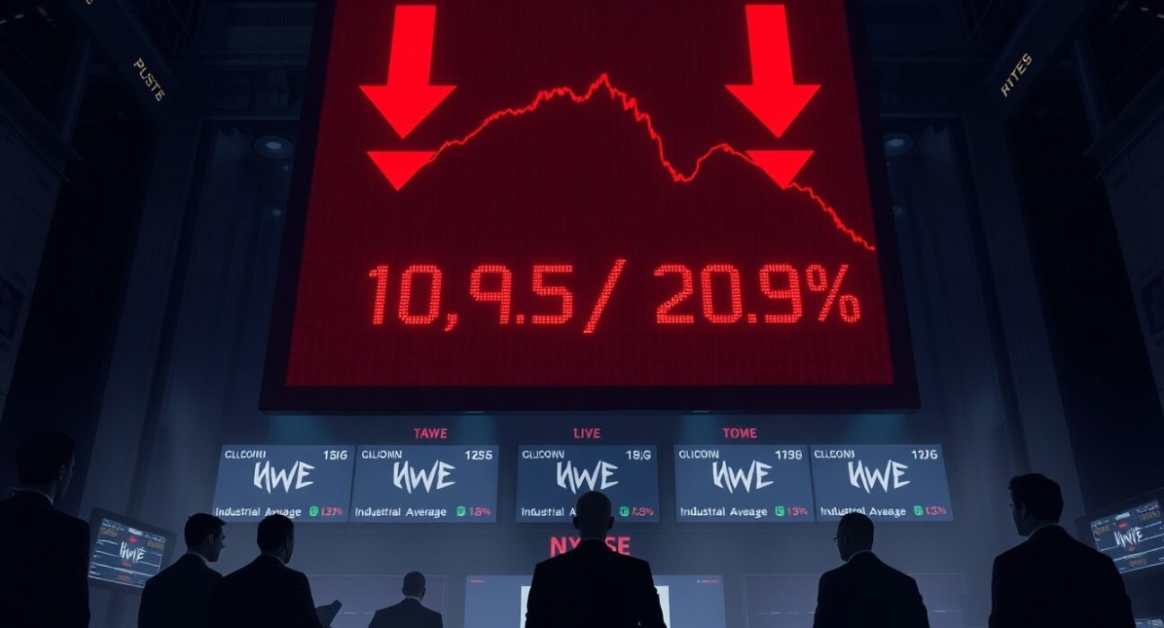 Dow Jones tumbles as Federal Reserve split hold creates market uncertainty and investor concern