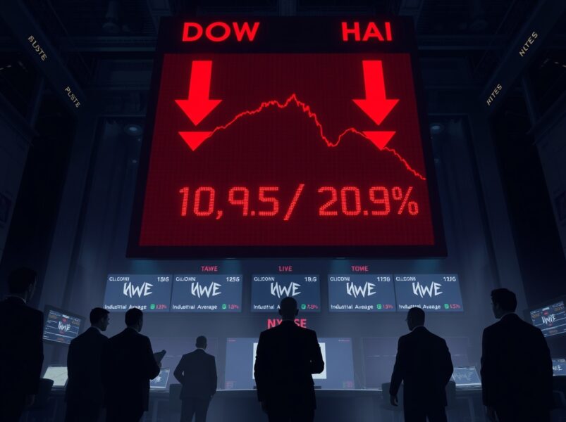 Dow Jones Tumbles Sharply as the Fed’s Split Hold Deepens Dissent Among Policymakers