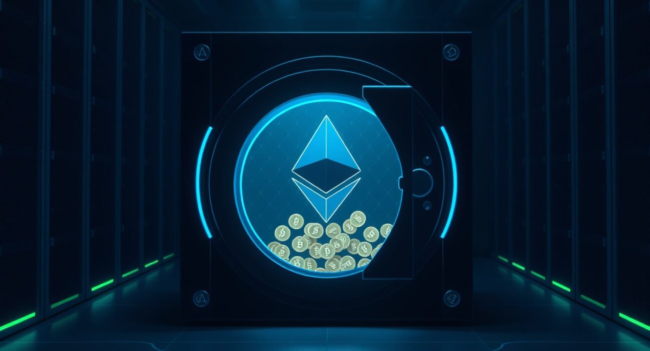 Drift protocol hacker accumulating Ethereum in digital vault after security exploit
