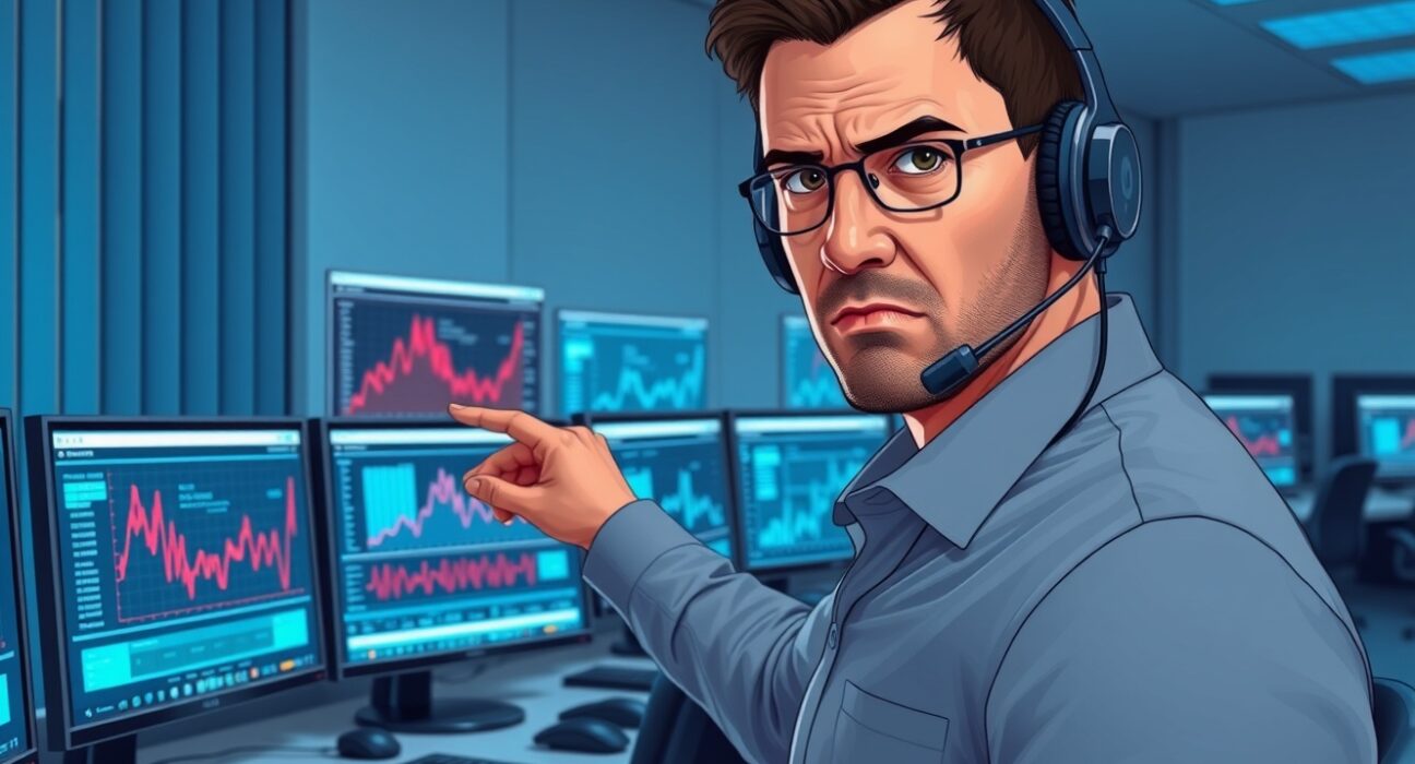 Cybersecurity analyst monitoring Drift Protocol abnormal activity on blockchain data screens during investigation