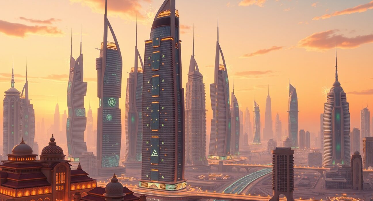 Dubai real estate tokenization enables fractional property investment through blockchain technology.