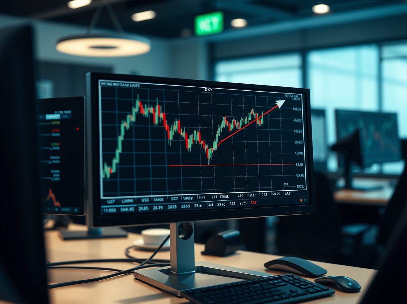 DXY Konsoliduje się w Pobliżu Kluczowych Poziomów, gdy BBH Sygnalizuje Potencjalne Wybicie z Zakresu
