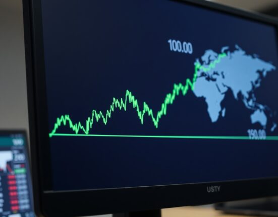 US Dollar Index chart surging past 100.00 amid rising geopolitical risk.