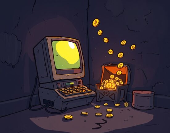 An early Bitcoin miner's dormant computer awakens to move a digital treasure.