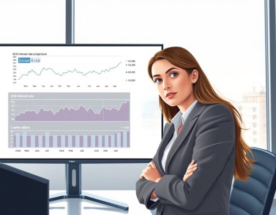 Financial analyst reviews ECB and PMI data shaping the Euro currency outlook in 2025.