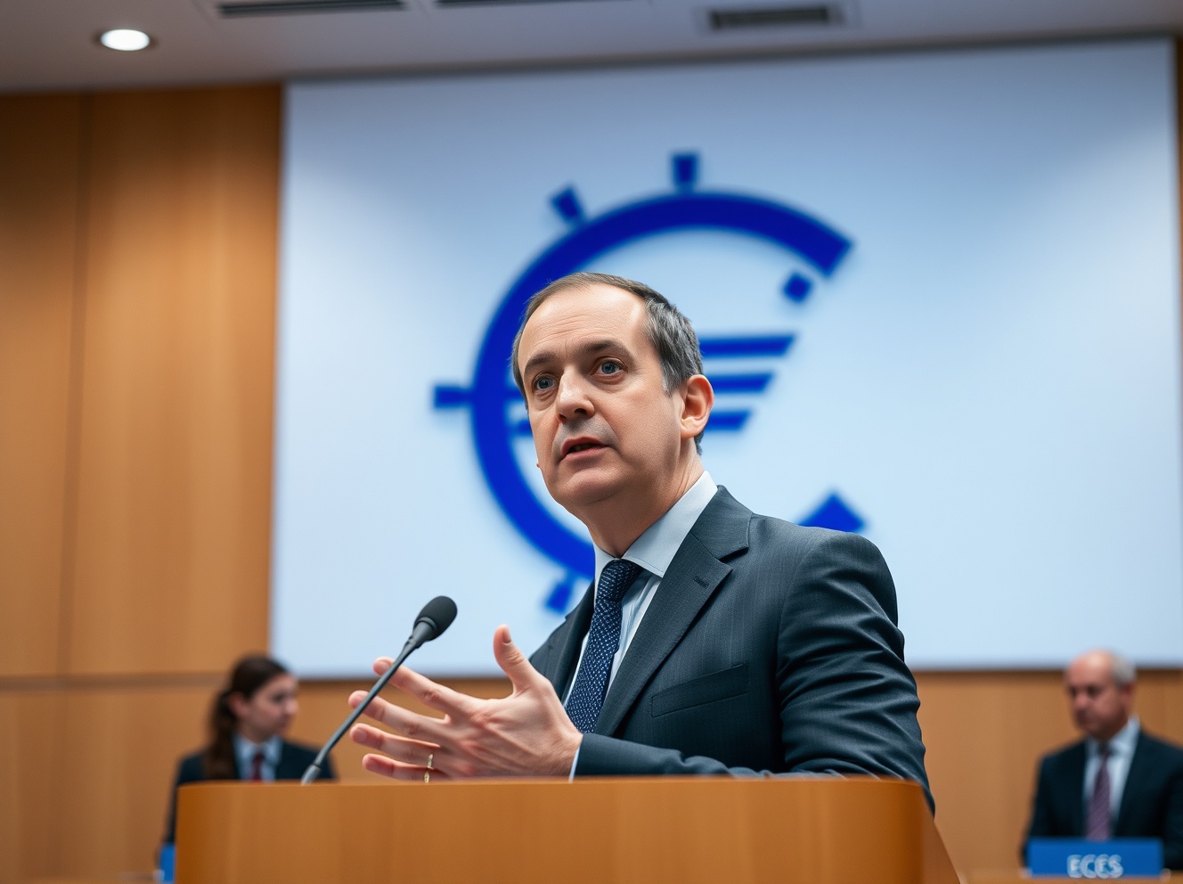 ECB’s de Guindos Urges Prudence on Rate Cuts as Eurozone Growth Stalls