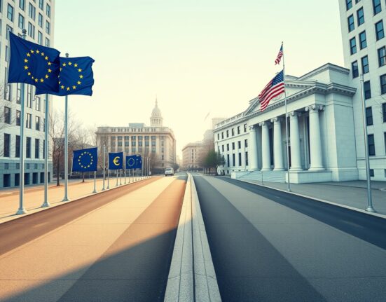 ECB and Federal Reserve monetary policy divergence analysis showing separate economic paths for Europe and United States