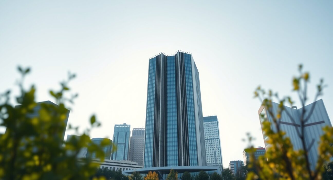 European Central Bank headquarters in Frankfurt, Germany, symbolizing steady ECB interest rate policy and future rate hike decisions.