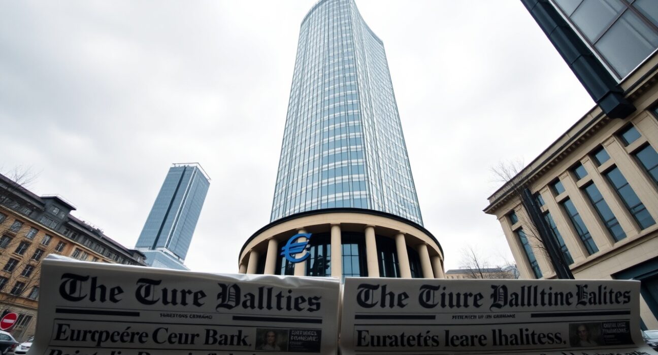 European Central Bank headquarters during monetary policy decision on Iran conflict inflation risks
