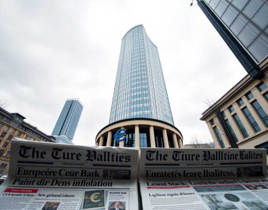 European Central Bank headquarters during monetary policy decision on Iran conflict inflation risks