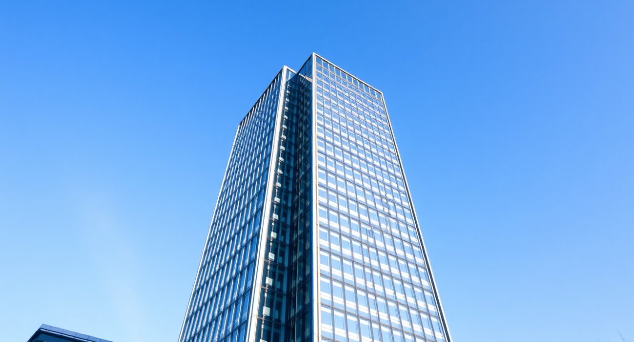 European Central Bank headquarters representing monetary policy decisions on inflation and interest rates.