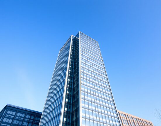 European Central Bank headquarters representing monetary policy decisions on inflation and interest rates.