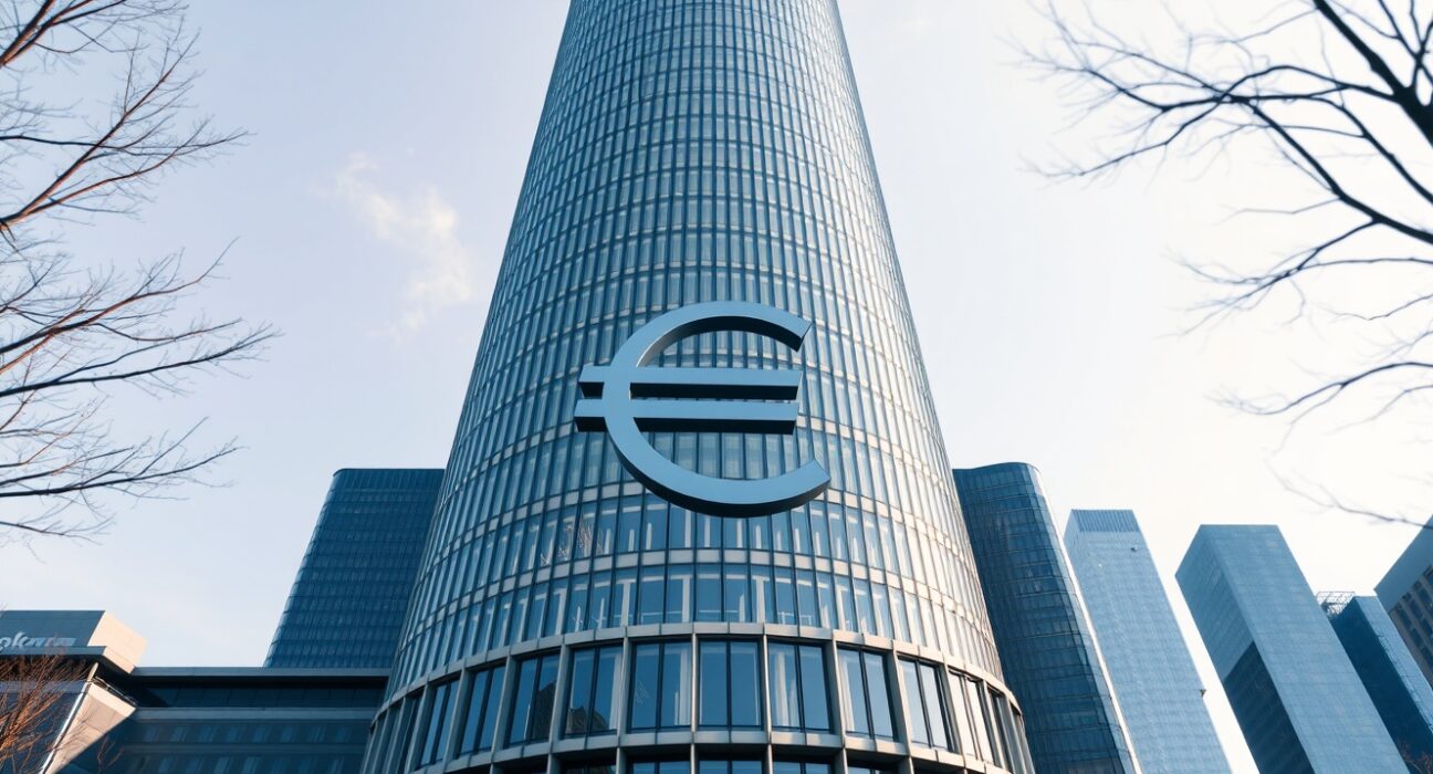 European Central Bank headquarters representing monetary policy decisions on inflation and interest rates