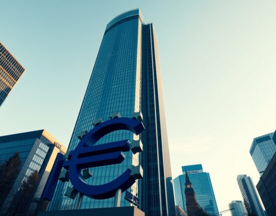 European Central Bank headquarters in Frankfurt where June rate hike decisions are formulated