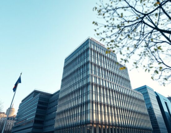 European Central Bank headquarters representing monetary policy decisions and market analysis on interest rates.