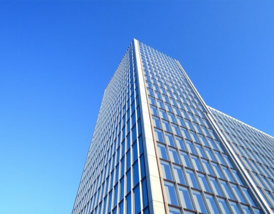 European Central Bank headquarters representing a potential shift in monetary policy towards tightening.