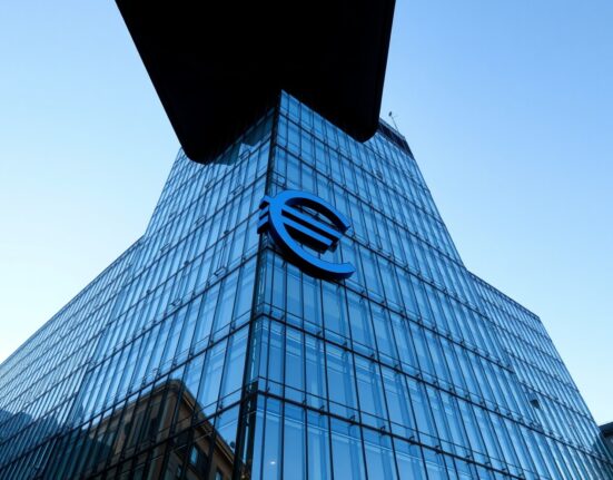 European Central Bank headquarters representing monetary policy decisions on inflation risks and interest rates
