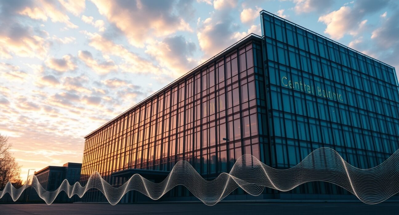 European Central Bank headquarters in Frankfurt as oil-driven inflation risks increase pressure for