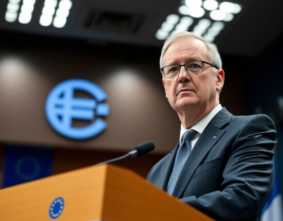 ECB Governing Council member Olli Rehn discussing Middle East conflict inflation risks at press conference