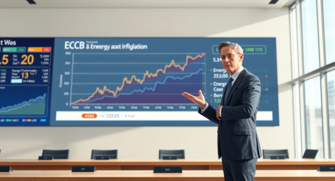 ECB official presents analysis showing energy price inflation becoming entrenched in Eurozone economy