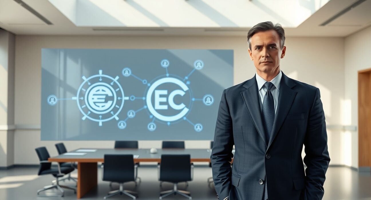 ECB official discussing tokenized central bank money as essential infrastructure for Europe's digital finance market.