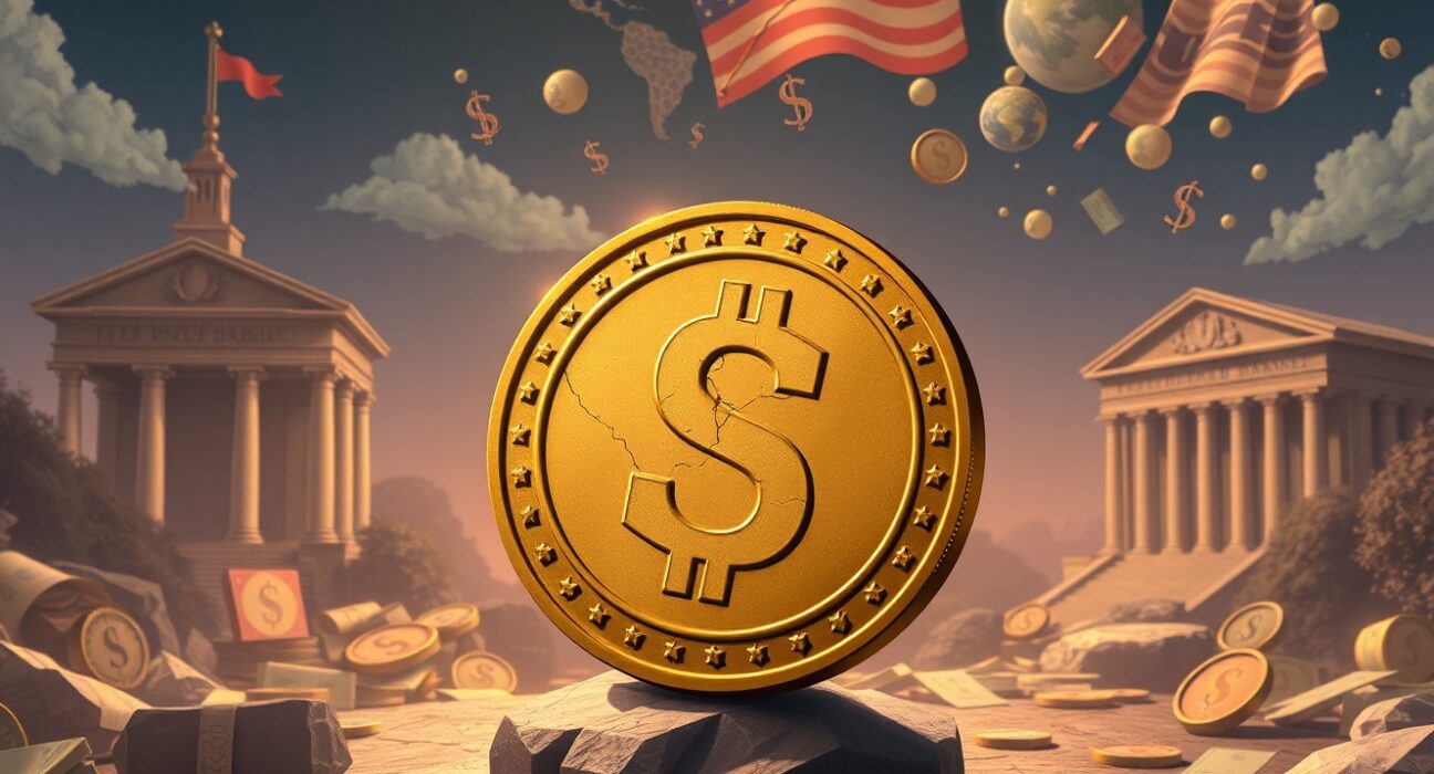 ECB warning on US policies undermining global dollar confidence and reserve currency status.