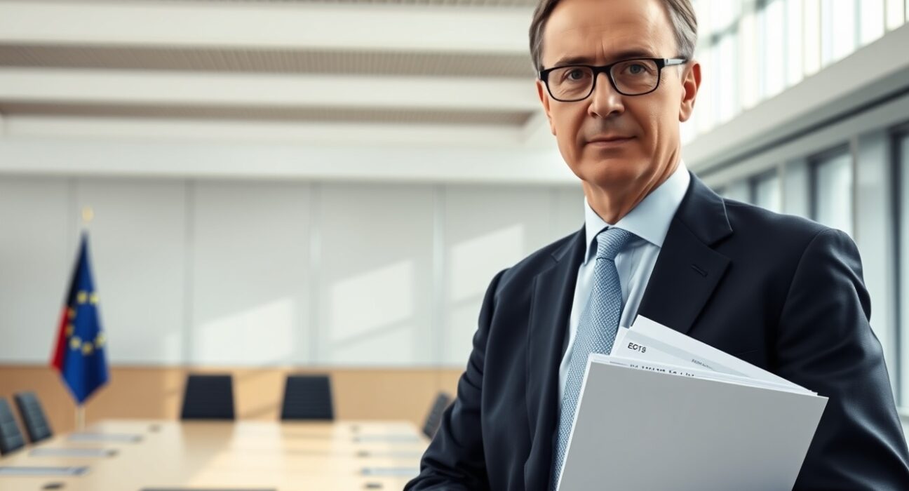 ECB Governing Council member François Villeroy discussing monetary policy and rate hike timing