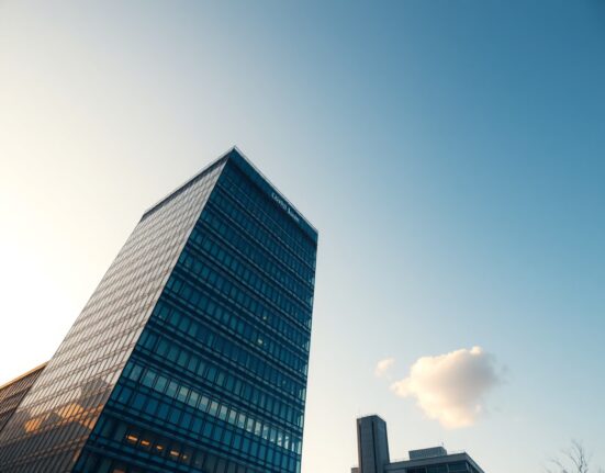 European Central Bank headquarters representing monetary policy decisions on energy shock inflation effects