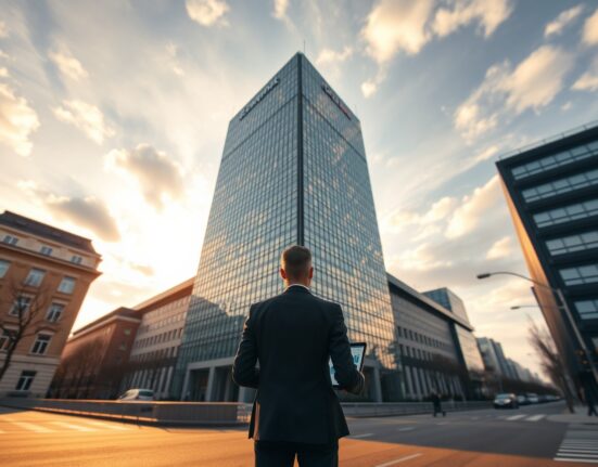 European Central Bank headquarters in Frankfurt symbolizing monetary policy decisions and market scrutiny