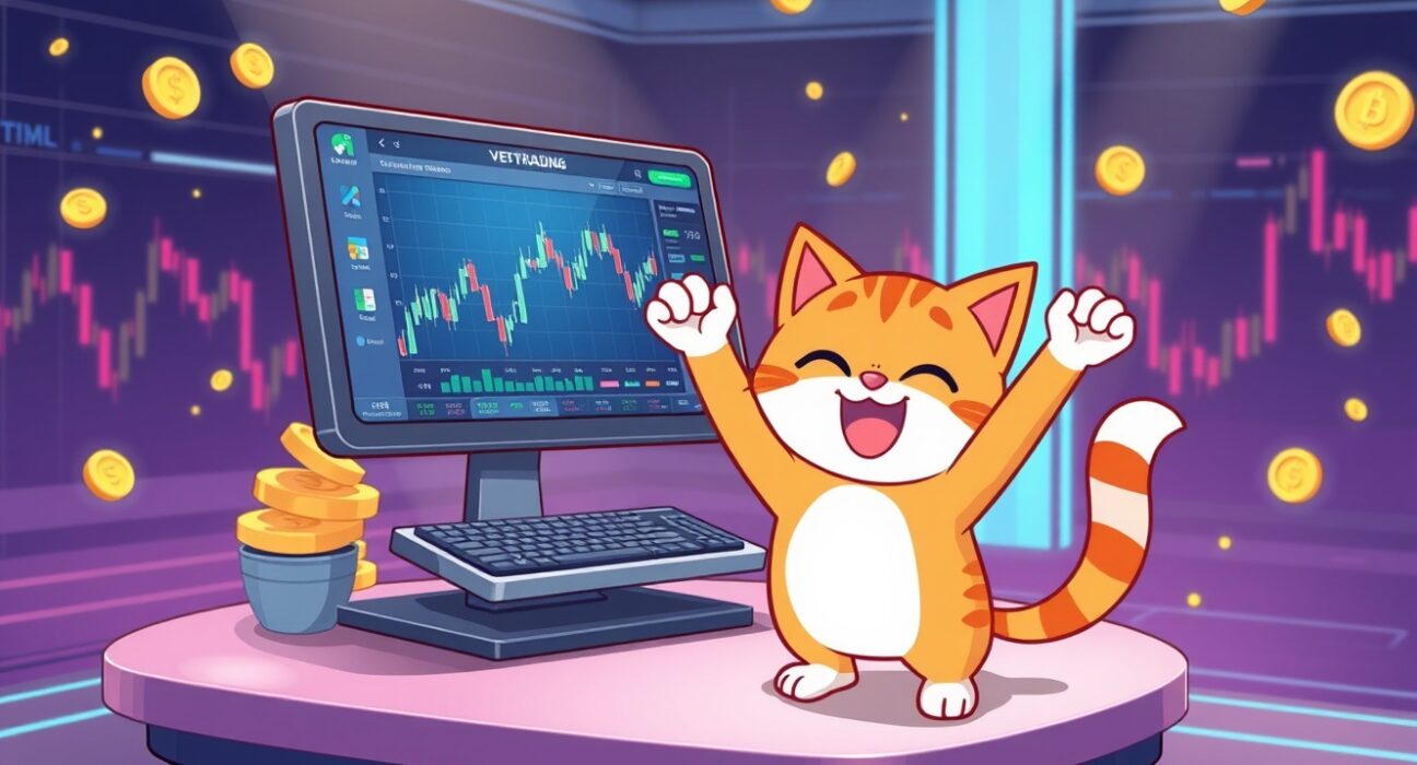 An exclusive EdgeX MARU listing announcement shown on a vibrant trading platform dashboard.