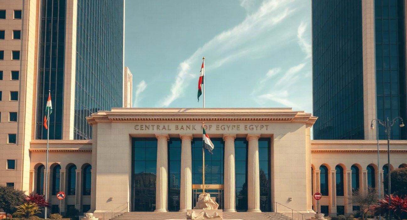 Central Bank of Egypt headquarters in Cairo
