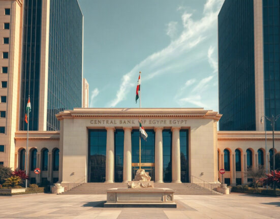 Central Bank of Egypt headquarters in Cairo
