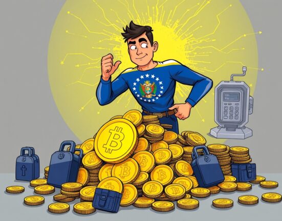 El Salvador Bitcoin distribution strategy to enhance security against future threats, showing coins divided into multiple secure wallets.