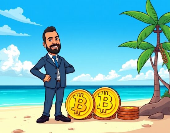 El Salvador Bitcoin strategy visualized with growing digital assets.