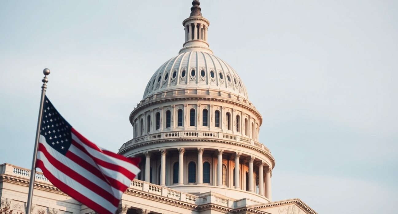 U.S. Capitol building in Washington, D.C., under clear daylight sky