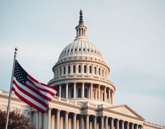 U.S. Capitol building in Washington, D.C., under clear daylight sky