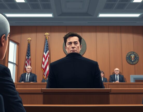 Elon Musk testifies at OpenAI trial, discussing his former friendship with Larry Page and AI safety concerns.