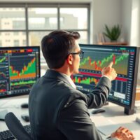 Financial analyst reviewing emerging market currency charts showing real interest rate support mechanisms.