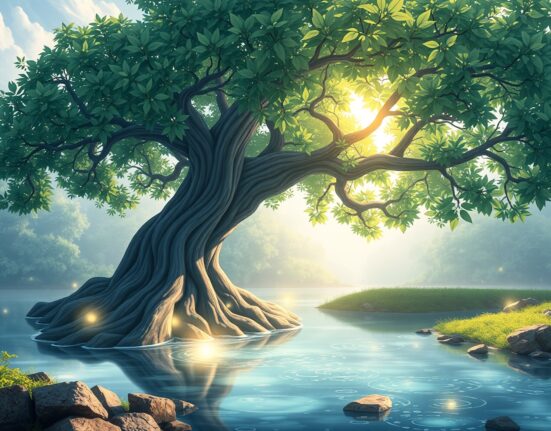 Empery Digital's long-term Bitcoin strategy visualized as deep roots in a digital landscape.