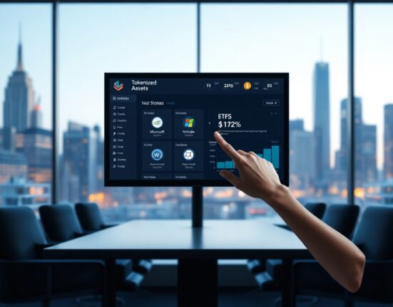 Digital dashboard showing tokenized real-world assets on Enso platform