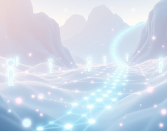 ERC-8004 standard enabling AI agents to interact on blockchain networks autonomously