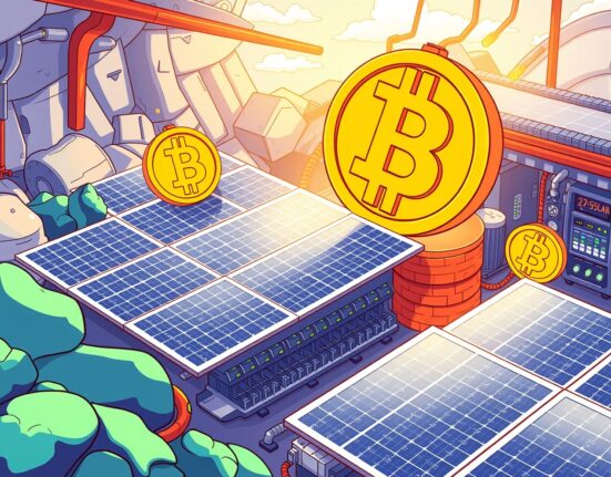 Eric Trump's revolutionary Bitcoin mining facility using solar power for sustainable cryptocurrency operations