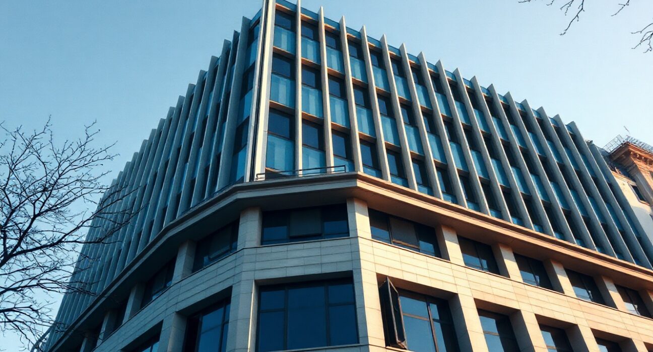 ESMA headquarters building in Paris under clear sky, representing EU crypto regulation authority