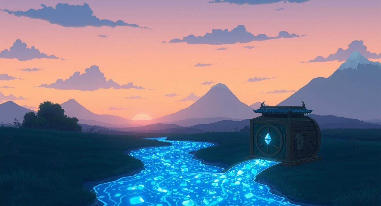 Ethereum ETF inflows reversing a negative trend as digital assets flow into investment funds.