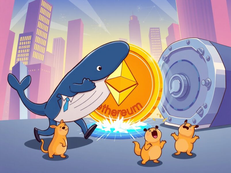 Early ETH investor making major institutional deposit of Ethereum cryptocurrency to digital platform