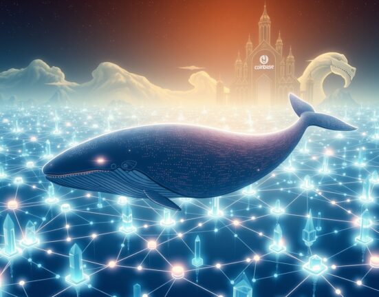 Analysis of a major Ethereum whale transaction moving assets to the Coinbase exchange platform