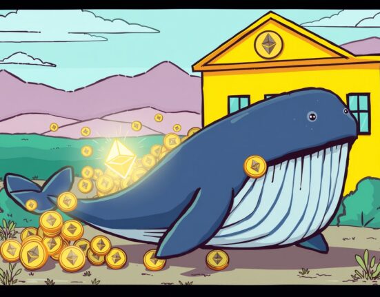 A mysterious ETH whale moving a large sum of Ethereum from Binance, illustrating a significant ETH whale withdrawal and market impact.