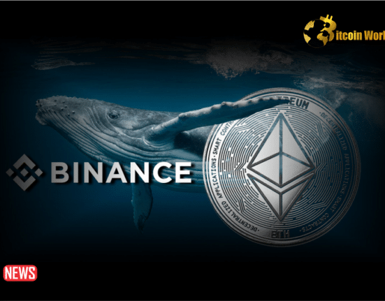 Ethereum Whale Withdraws 8,698 ETH From Binance, Here's Reason